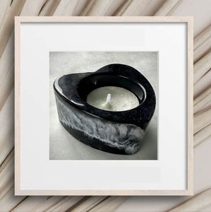Epoxy Candle Holder Home Decor Handmade Resin Candle Holder